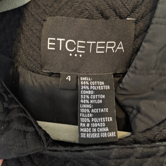 Etcetera formal winter jacket sz 4 - Picture 4 of 8